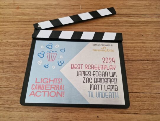 "Award-winning screenwriter"